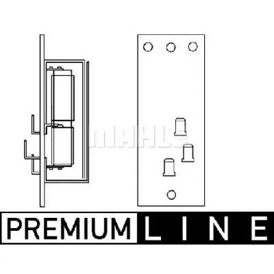 Otpornik, ventilator kabine MAHLE ABR 83 000P IC-G08DE5