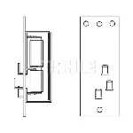 Otpornik, ventilator kabine MAHLE ABR 83 000P IC-G08DE5 Otpornik, ventilator kabine MAHLE ABR 83 000P IC-G08DE5
