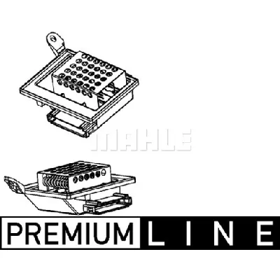 Otpornik, ventilator kabine/unutrašnjeg prostora MAHLE ABR 86 000P IC-G0GSX2