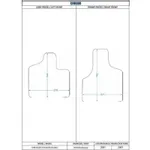 Patosnice CHRYSLER VOYAGER IV 02.00-12.08 (velur, 2kom., crna) IC-E65175