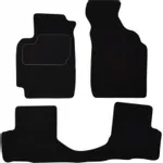 Patosnice HONDA HR-V 03.99- (velur, 3kom., crna) IC-C6385C