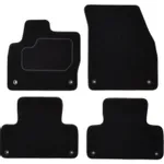 Patosnice LAND ROVER RANGE ROVER EVOQUE 06.11- (velur, 4kom., crna) IC-C63C2B