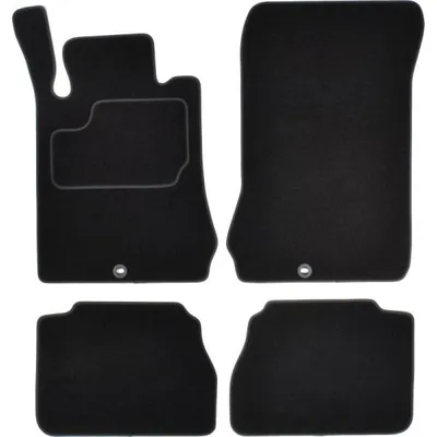 Patosnice MERCEDES E (W210) 06.95-03.02 (velur, 4kom., crna) IC-C6398B