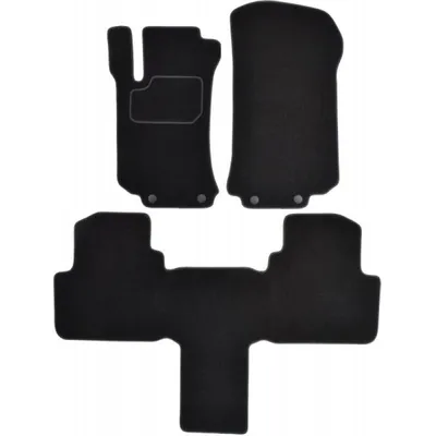 Patosnice MERCEDES R (W251, V251) 08.05-12.14 (velur, 3kom., crna) IC-E65432