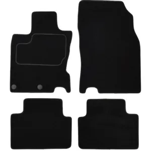 Patosnice NISSAN QASHQAI II 11.13- (velur, 4kom., crna) IC-E654F4