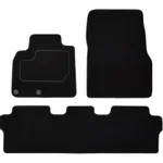 Patosnice RENAULT ESPACE IV 11.02- (velur, 4kom., crna) IC-E6560B