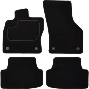 Patosnice SEAT LEON; VW GOLF VII 08.12- (velur, 4kom., crna) IC-E656DE Patosnice SEAT LEON; VW GOLF VII 08.12- (velur, 4kom., crna) IC-E656DE