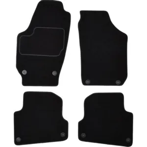 Patosnice ŠKODA FABIA II 12.06-12.14 (velur, 4kom., crna) IC-C63B05