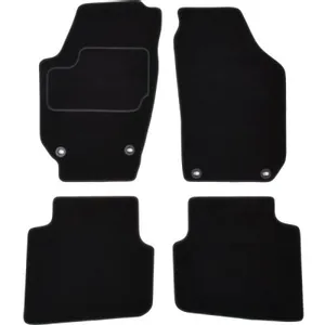 Patosnice ŠKODA ROOMSTER 03.06-05.15 (velur, 4kom., crna) IC-C63B03