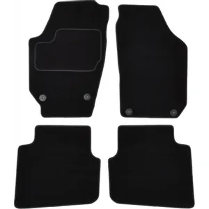 Patosnice ŠKODA ROOMSTER 03.06-05.15 (velur, crna) IC-E656F8