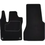 Patosnice SMART FORTWO 07.14- (velur, 2kom., crna) IC-E65442