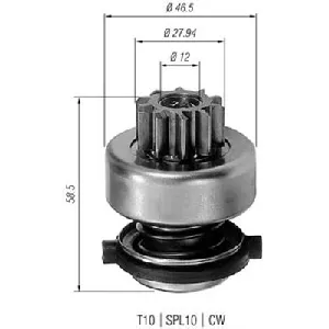 Pogonski zupčanik, starter MAGNETI MARELLI 940113020191 IC-A760F6