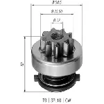 Pogonski zupčanik, starter MAGNETI MARELLI 940113020282 IC-A76143 Pogonski zupčanik, starter MAGNETI MARELLI 940113020282 IC-A76143