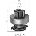 Pogonski zupčanik, starter MAGNETI MARELLI 940113020349 IC-A7617D Pogonski zupčanik, starter MAGNETI MARELLI 940113020349 IC-A7617D