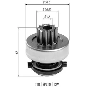 Pogonski zupčanik, starter MAGNETI MARELLI 940113020398 IC-A761A8