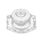 Poklopac sa zatvaračem, hladnjak CHRYSLER 05278697AA IC-C5681D