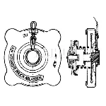 Poklopac sa zatvaračem, hladnjak MAHLE CRB 18 000P IC-G08FMF