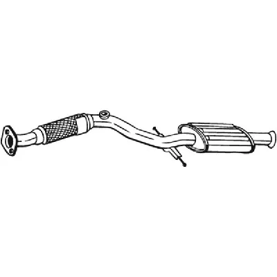 Prednji izduvni lonac BOSAL BOS165-295 IC-B8B204