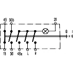 Prekidač 4 migavca HELLA 6HF001 579-011 IC-248118