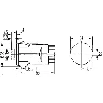 Prekidač 4 migavca HELLA 6HF002 372-051 IC-B514E9