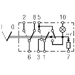 Prekidač 4 migavca HELLA 6HH004 570-451 IC-B514EE