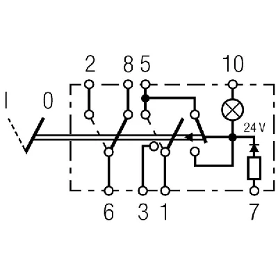 Prekidač 4 migavca HELLA 6HH004 570-451 IC-B514EE