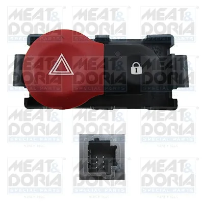 Prekidač 4 migavca MEAT&DORIA MD23647 IC-G0K9BS