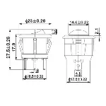 Prekidač AKUSAN UN-PC-001-R/12 IC-G0Q0DN