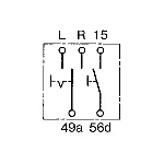 Prekidac, glavno svjetlo BOSCH 0 341 810 006 IC-A3B616