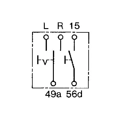 Prekidac, glavno svjetlo BOSCH 0 341 810 006 IC-A3B616