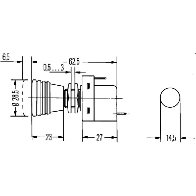 Prekidač HELLA 6ED004 778-011 IC-320874