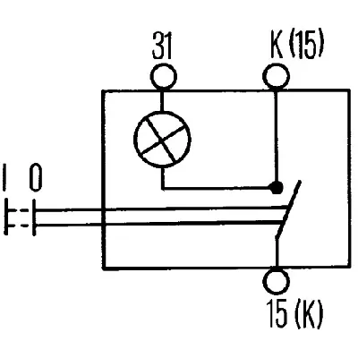 Prekidač HELLA 6ED004 778-011 IC-320874