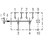 Prekidač HELLA 6FH004 570-241 IC-AFA987