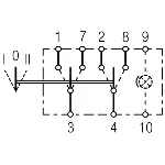 Prekidač HELLA 6FH007 832-151 IC-A045B6