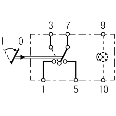 Prekidač HELLA 6GM004 570-081 IC-9BBE1F