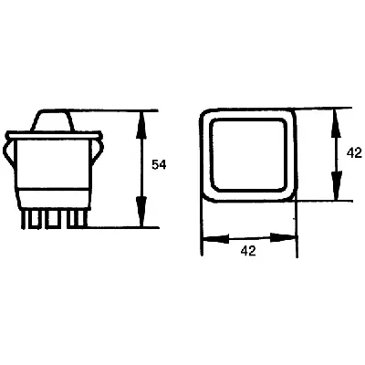 Prekidač HELLA 6GM500 212-012 IC-B514DF