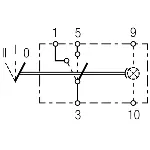 Prekidač HELLA 6RH007 832-351 IC-9ABCC4