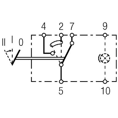 Prekidač HELLA 6RH007 832-411 IC-B0EE05