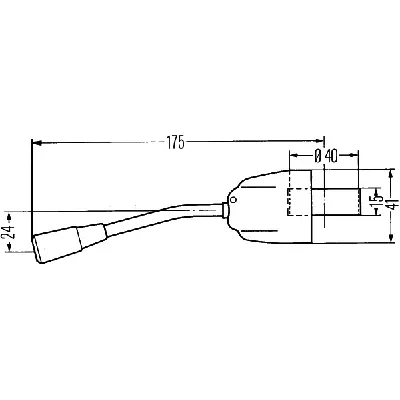 Prekidač poluge upravljača HELLA 6BA001 771-031 IC-B513F4