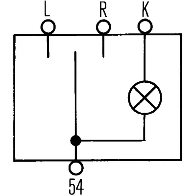 Prekidač poluge upravljača HELLA 6BA001 771-031 IC-B513F4