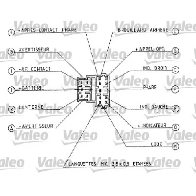 Prekidač poluge upravljača VALEO VAL251271 IC-307977