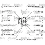 Prekidač poluge upravljača VALEO VAL251280 IC-307984