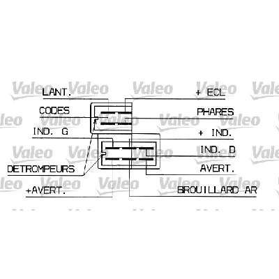 Prekidač poluge upravljača VALEO VAL251298 IC-AE42F7