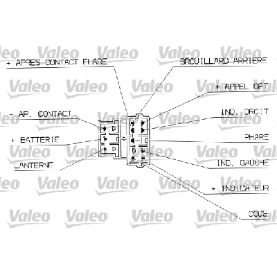 Prekidač poluge upravljača VALEO VAL251310 IC-A86BC5