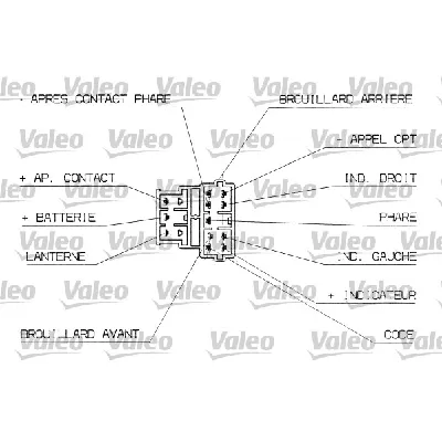 Prekidač poluge upravljača VALEO VAL251312 IC-AE4348