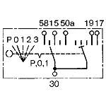 Prekidač, pretpaljenje BOSCH 0 342 316 002 IC-534492