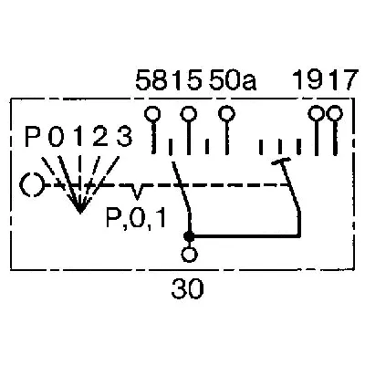 Prekidač, pretpaljenje BOSCH 0 342 316 002 IC-534492