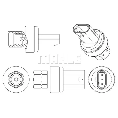 Prekidač pritiska, klima uređaj MAHLE ASE 13 000P IC-G0LN7L