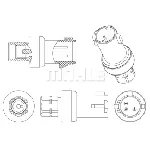 Prekidač pritiska, klima uređaj MAHLE ASE 6 000P IC-G0LN7E