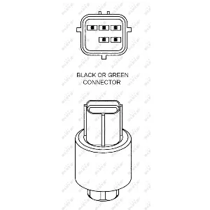 Prekidač pritiska, klima uređaj NRF NRF 38922 IC-B2C7F1